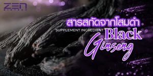 สารสกัดจากโสมดำ Black Ginseng นำเข้าจากเกาหลี!! เพิ่มศักยภาพบำรุงสมอง