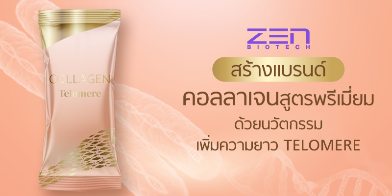 สร้างแบรนด์อาหารเสริม อาหารเสริมคอลลาเจน นวัตกรรมtelomere ผลิตอาหารเสริม โรงงานอาหารเสริมzenbiotechfactory